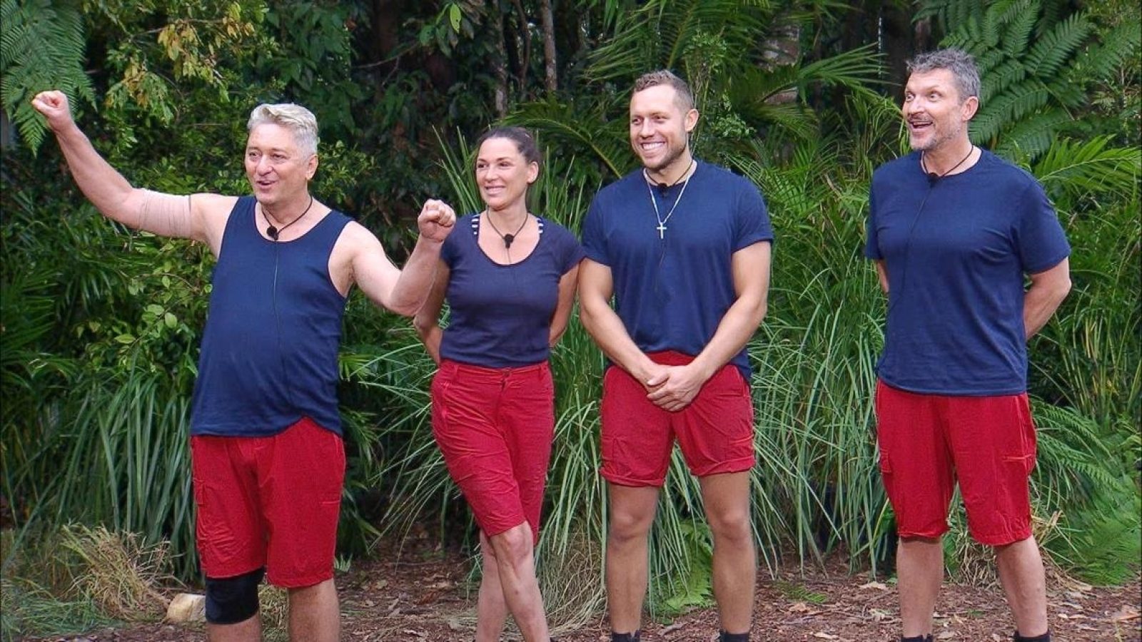 ACHTUNG: SPERRFRIST FÜR ALLE MEDIEN BIS ZUM SHOWENDE, MONTAG, 02. FEBRUAR 2026, 22:30 UHR

V.l.: Hubert Fella, Simone Ballack, Patrick Romer und Hardy Krüger treten zur Dschungelprüfung "Die WEH C-Promis" an.

+++ Die Verwendung des sendungsbezogenen Materials ist nur mit dem Hinweis und Verlinkung auf RTL+ gestattet. +++