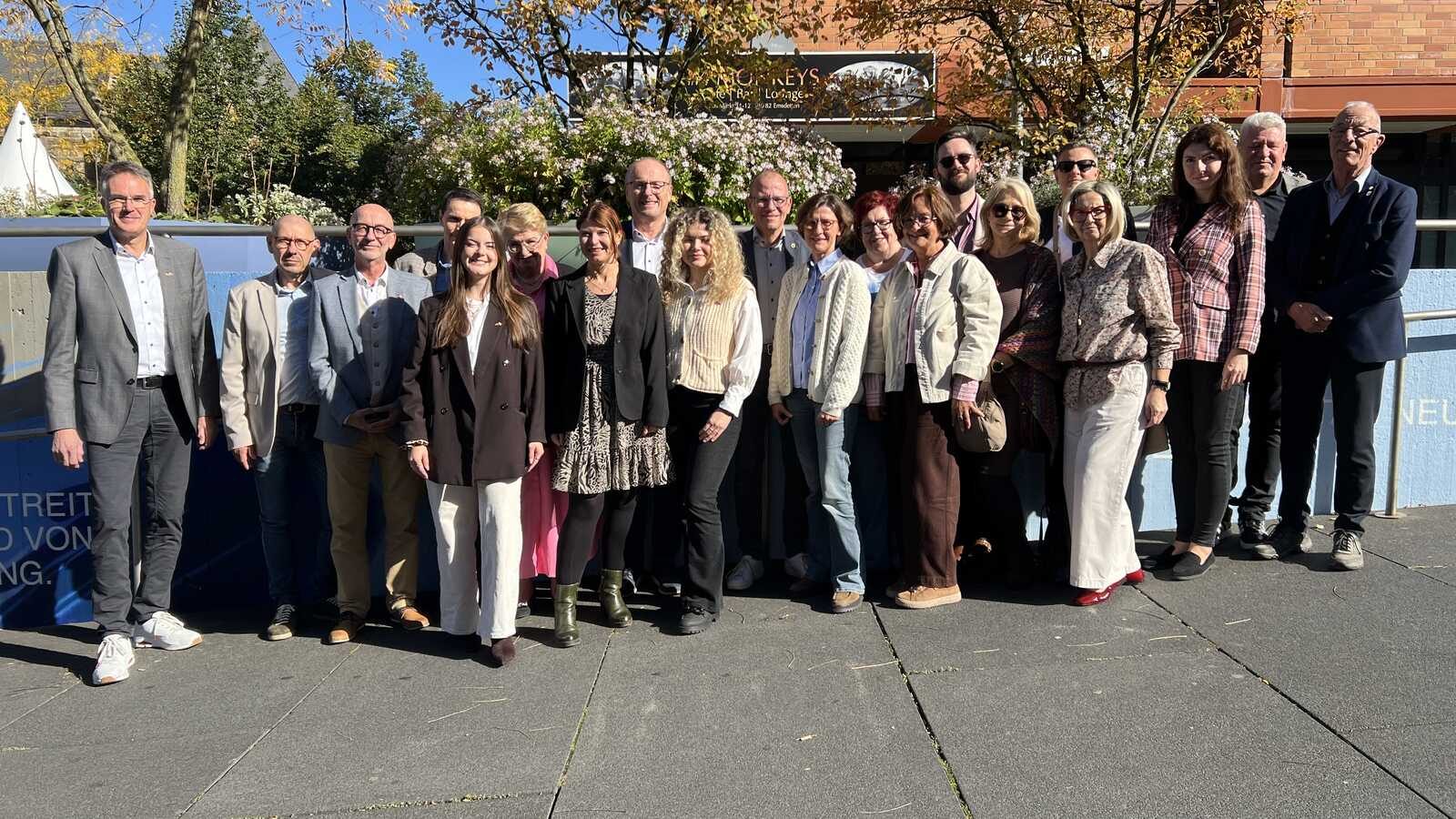 Besuch der Delegation aus der Partnerstadt Chojnice in Emsdetten