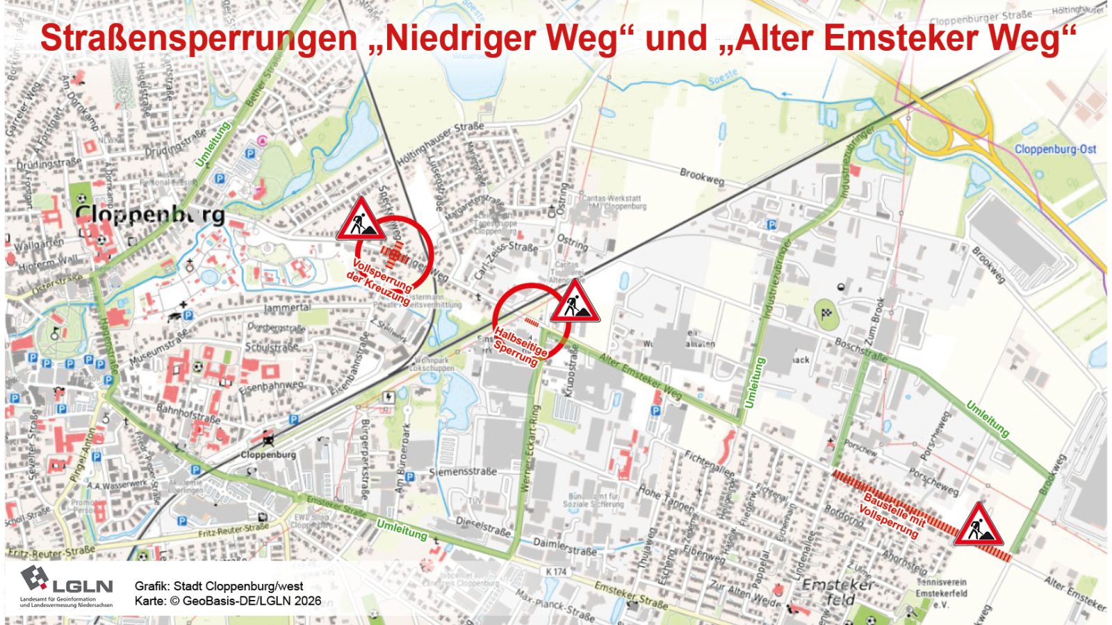 Infografik Sperrung NiedWeg_Alter EmWeg_LGLN 2026_Daten gändert
