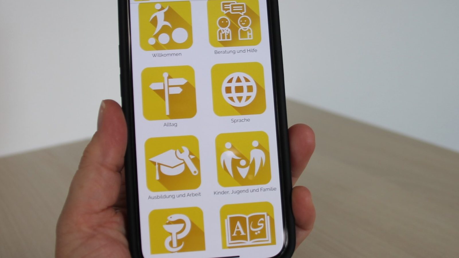 Integreat App Ausschnitt