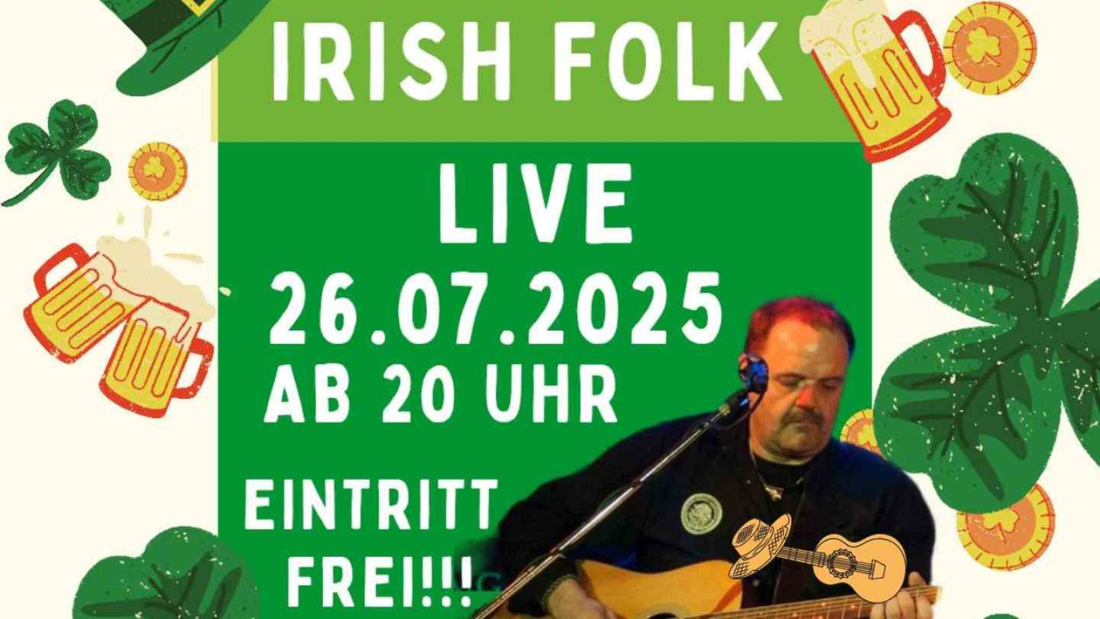 Irische Klänge mit Stefan Thielen – Irish Folk Night