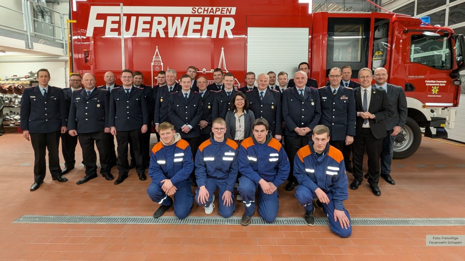 Jahresdienstversammlung Freiwillige Feuerwehr Schapen