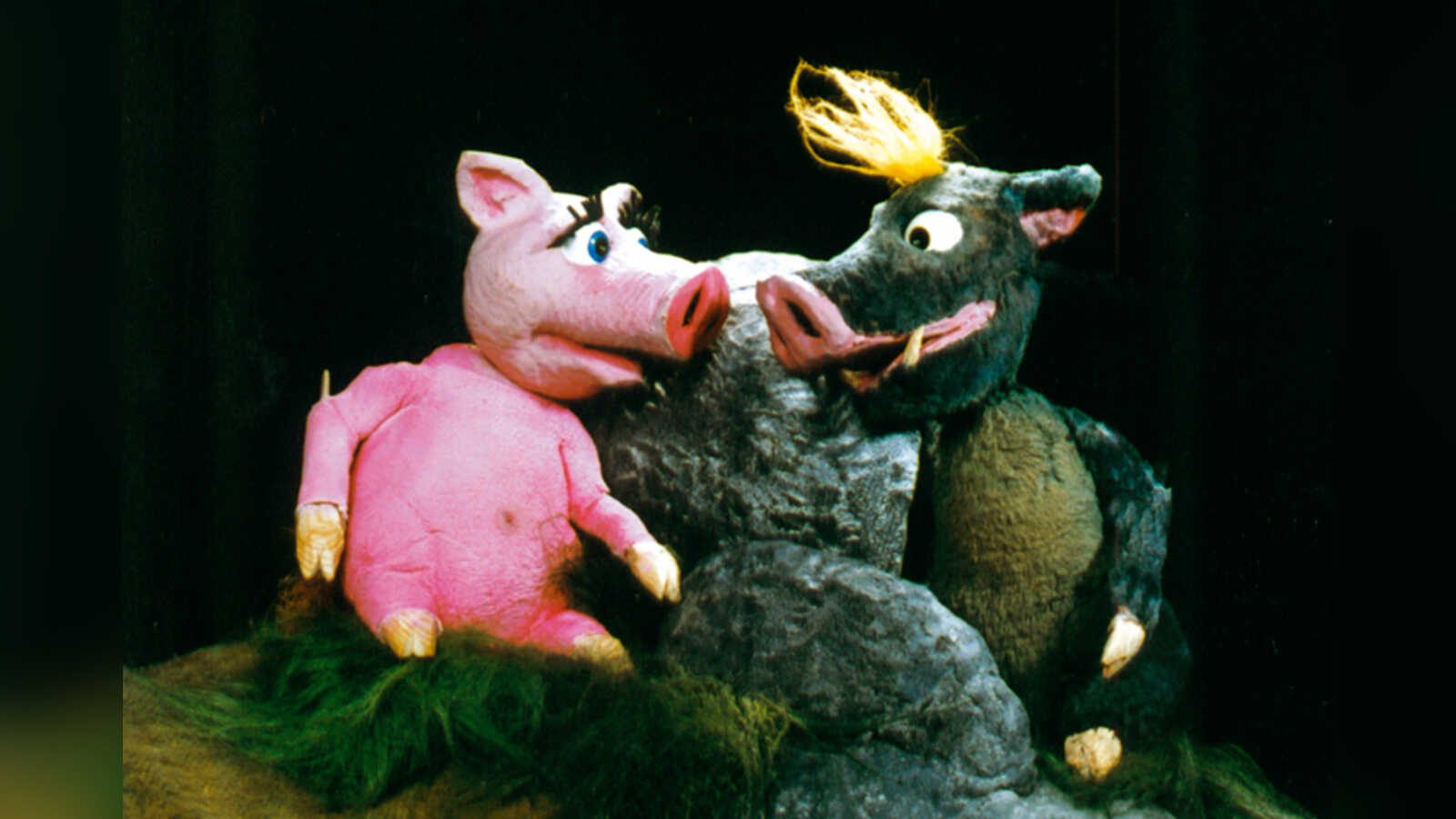 Szene aus dem Kindertheaterstück Josephine und Parcival des Buchfink-Theaters