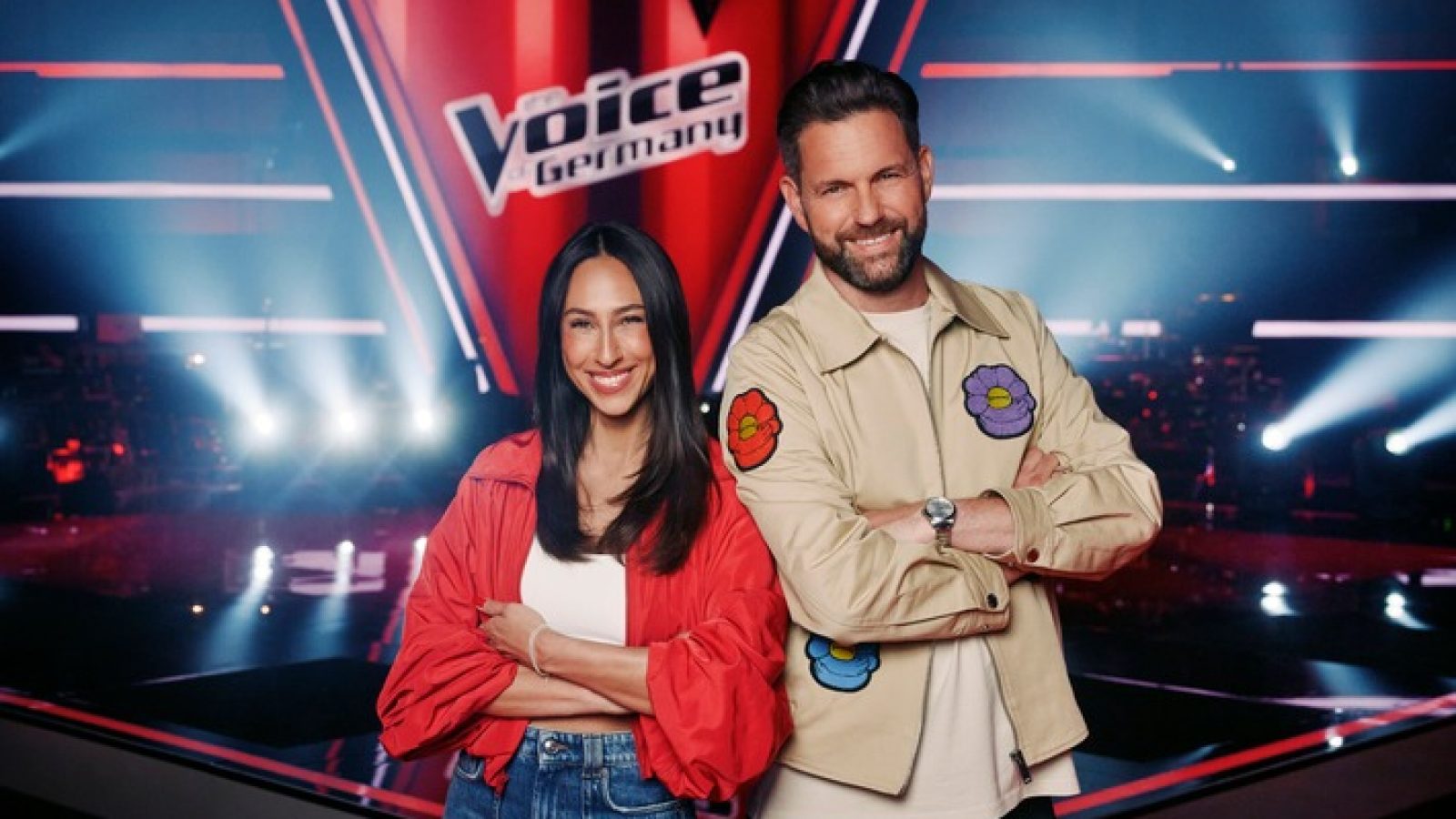 Titel: The Voice of Germany;
Staffel: 16;
Person: Melissa Khalaj; Matthias Killing;
Copyright: Joyn/Christoph Köstlin;
Fotograf: Christoph Köstlin;
Bildredakteur: Nadine Vaders;
Dateiname: 3385550.jpg;
Rechtehinweis: Dieses Bild darf honorarfrei für redaktionelle Zwecke und nur im Rahmen der Programmankündigung verwendet werden. Andere Veröffentlichungen sind nur nach Rücksprache und ausdrücklicher Genehmigung der Seven.One Entertainment Group GmbH möglich. Nicht für EPG! Verwendung nur mit vollständigem Copyrightvermerk. Das Foto darf nicht verändert, bearbeitet und nur im Ganzen verwendet werden. Es darf nicht archiviert werden. Es darf nicht an Dritte weitergeleitet werden. Aneinanderreihung/Zusammenlegung/Kopplung von Bildern zum Zweck der Erstellung von Slide-Shows o.ä. nicht gestattet; Verbindung/Einfügen/Anfügen von Werbung nicht gestattet. Das Bild kann KI generierte Elemente enthalten.
Bei Fragen: foto@seven.one
Voraussetzung für die Verwendung dieser Programmdaten ist die Zustimmung zu den Allgemeinen Geschäftsbedingungen der Presselounges der Sender der Seven.One Entertainment Group GmbH. / Weiterer Text über ots und www.presseportal.de/nr/102110 / Die Verwendung dieses Bildes für redaktionelle Zwecke ist unter Beachtung aller mitgeteilten Nutzungsbedingungen zulässig und dann auch honorarfrei. Veröffentlichung ausschließlich mit Bildrechte-Hinweis.