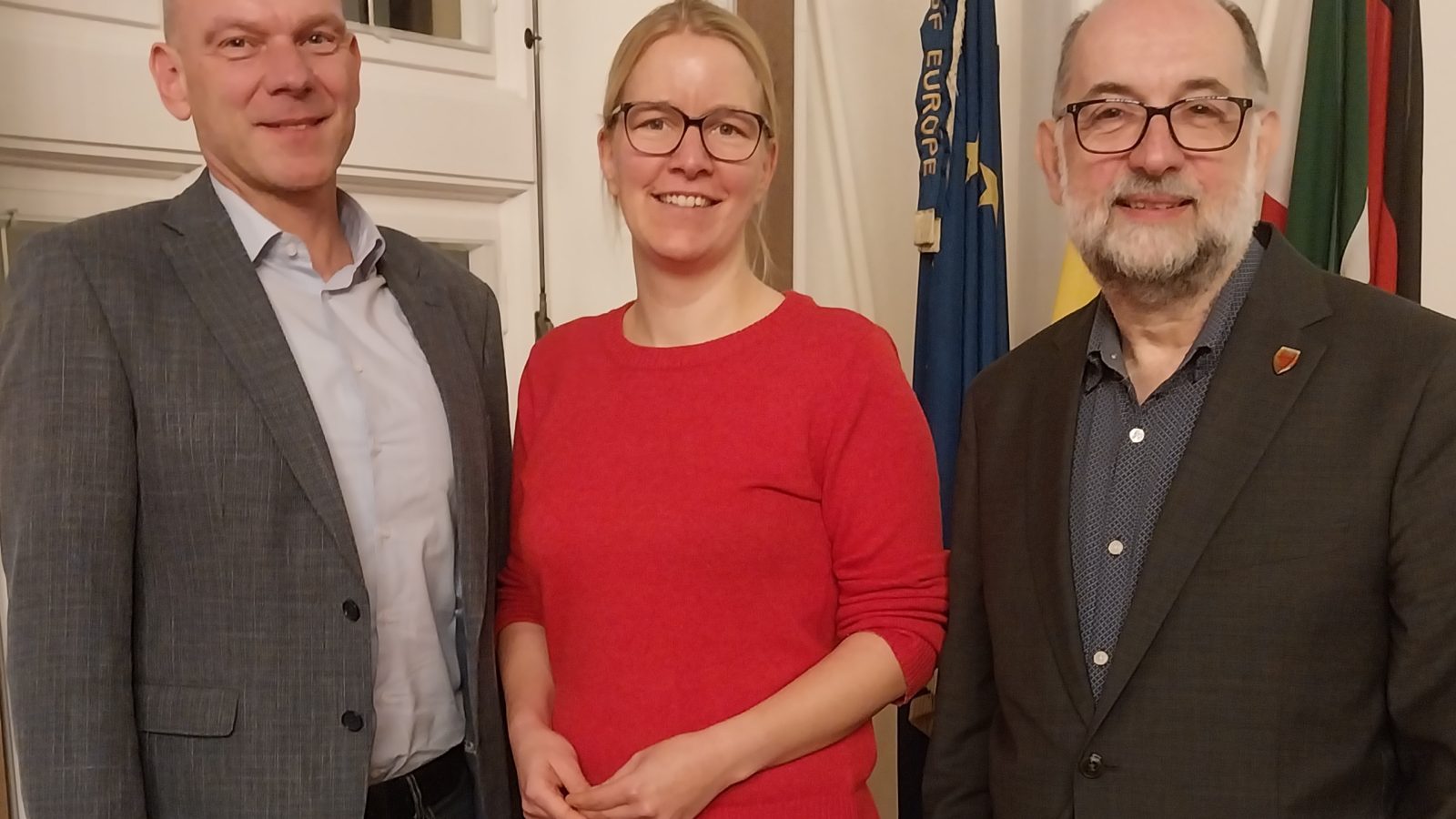 Jugendhilfeausschuss Vorsitzende Christoph Thies, Silke Hellenkamp, Ludger Kämmerling (c) Stadt Coesfeld