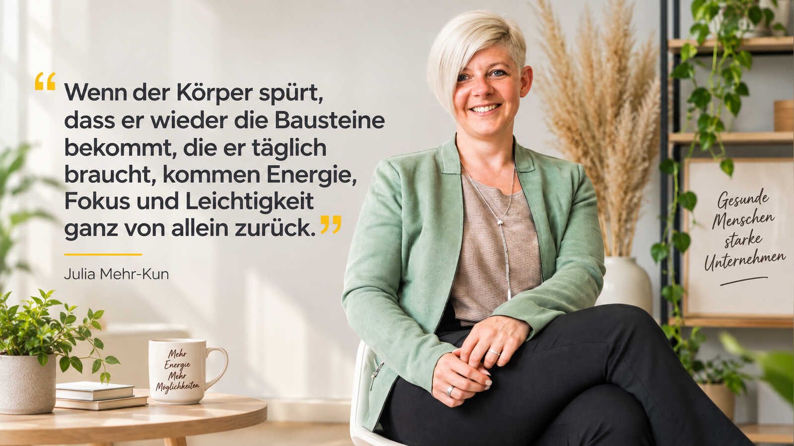 Julia Mehr-Kun – Expertin für ganzheitliche Gesundheit