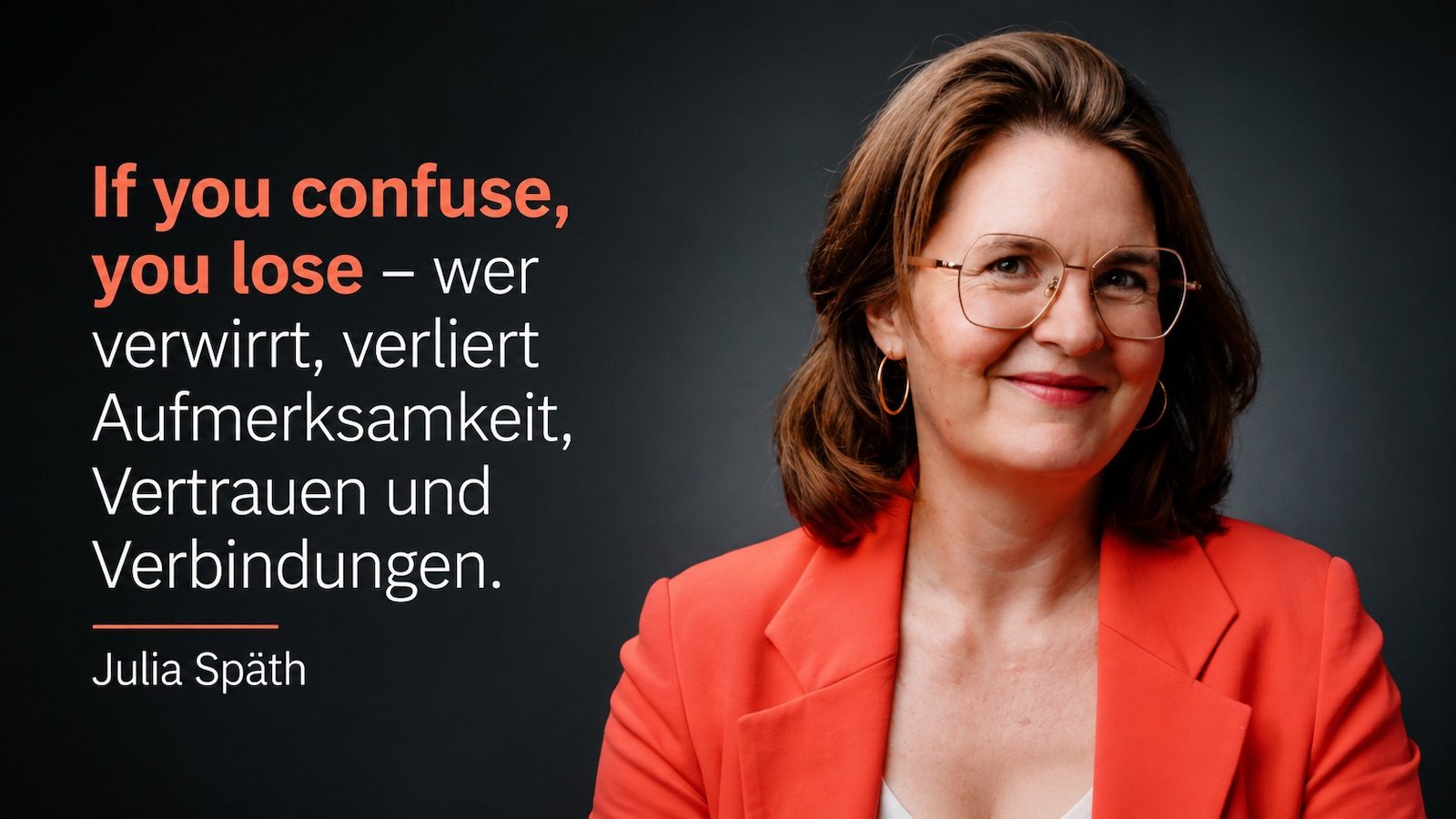 Julia Späth erklärt Markenentwicklung vor Marketing