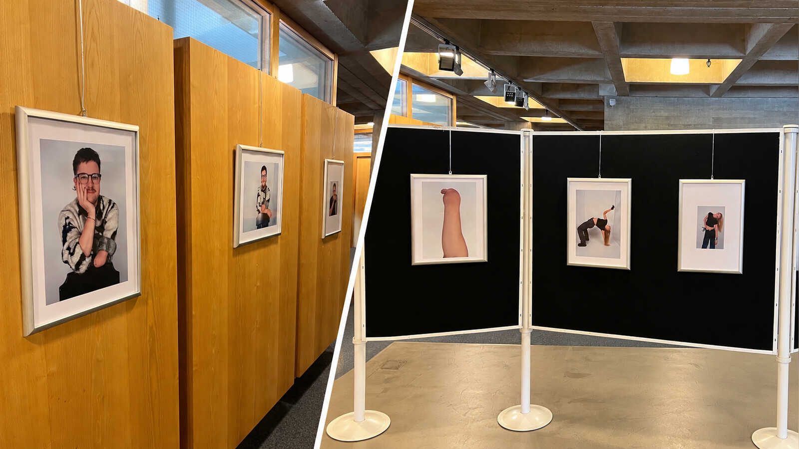 Sujet der Ausstellung „Körperpoesie – Die Ästhetik des Andersseins“ von Elena Entrup