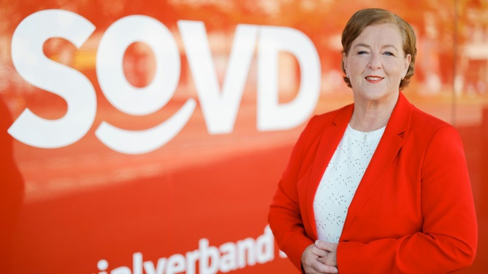 Michaela Engelmeier für den Sozialverband Deutschland (SoVD) am 19.06.25 in Berlin. / Foto: Tobias Koch (www.tobiaskoch.net) / Weiterer Text über ots und www.presseportal.de/nr/43645 / Die Verwendung dieses Bildes für redaktionelle Zwecke ist unter Beachtung aller mitgeteilten Nutzungsbedingungen zulässig und dann auch honorarfrei. Veröffentlichung ausschließlich mit Bildrechte-Hinweis.