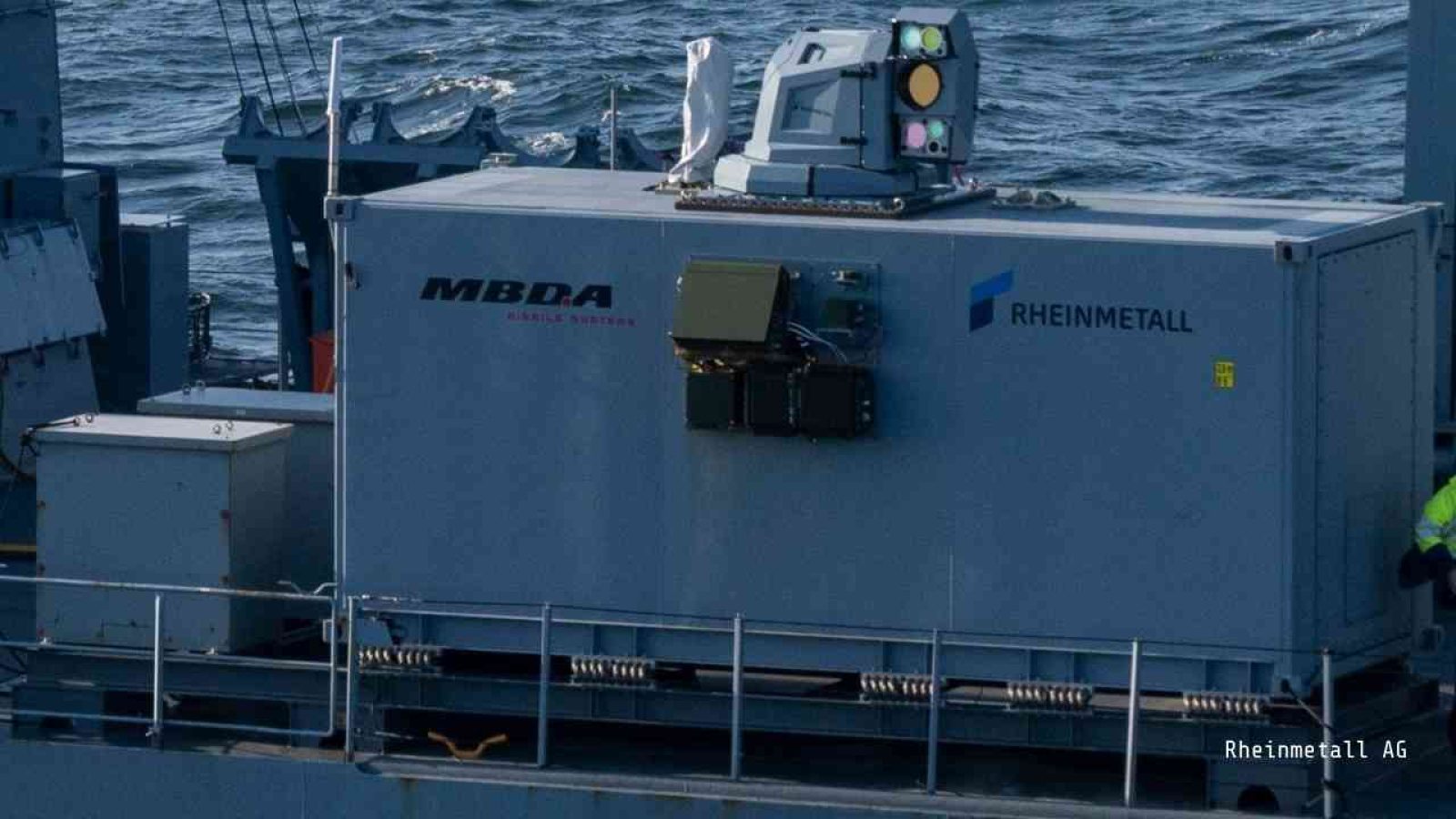 Laserwaffe bei Test auf Fregatte SACHSEN