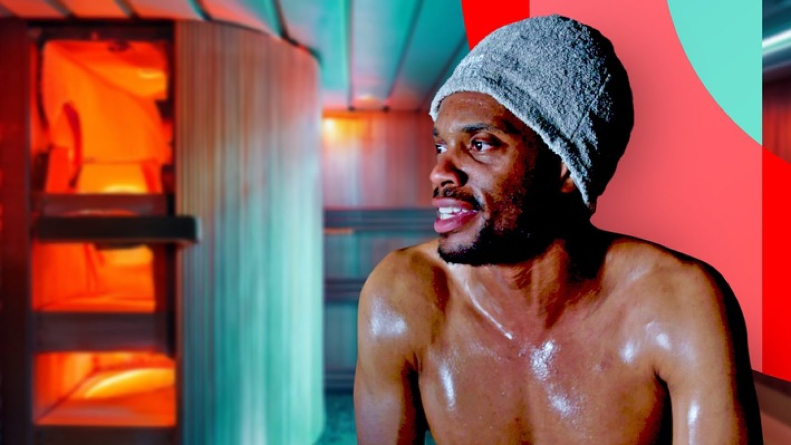 Schwitzen in der Sauna ist ein echter Gesundheitsbooster. / Nutzung des Bildes nur in Verbindung mit der Sendung inkl. Social Media. / Copyright: ZDF, Iain Robinson, Daniel Dobbie, Mandy Kane / Weiterer Text über ots und www.presseportal.de/nr/6348 / Die Verwendung dieses Bildes für redaktionelle Zwecke ist unter Beachtung aller mitgeteilten Nutzungsbedingungen zulässig und dann auch honorarfrei. Veröffentlichung ausschließlich mit Bildrechte-Hinweis.