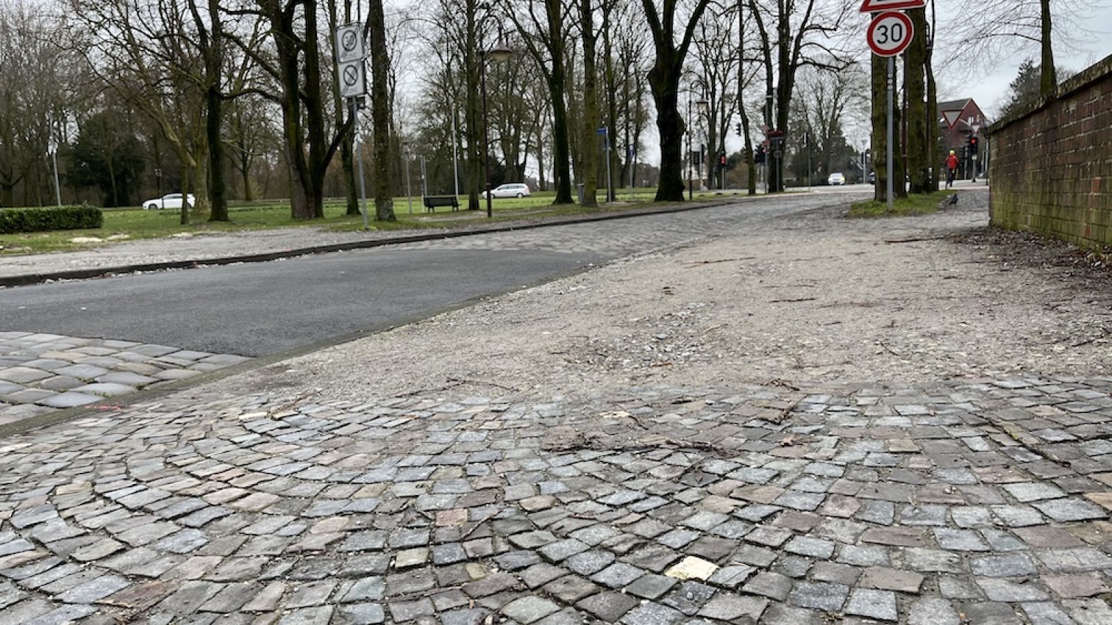 Loddealle Pflaster nach Kanalbaustelle (c) Stadt Coesfeld