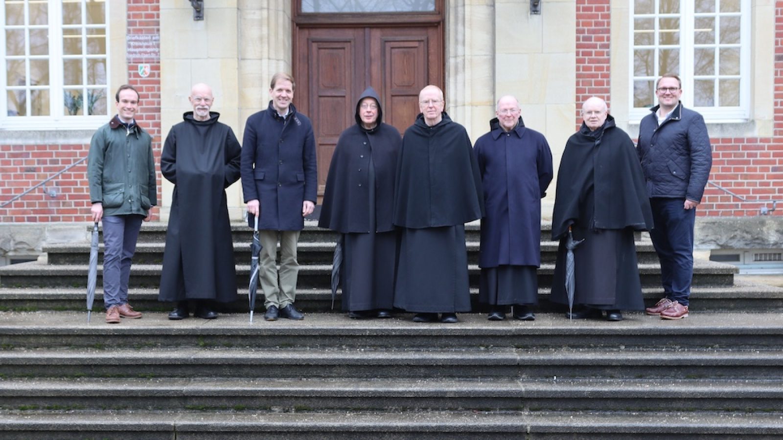 Mönche aus Kloster Gerleve informieren sich über Kreisverwaltung
