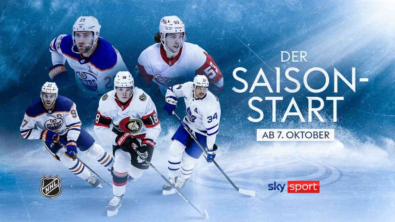 NHL-Saison 2025/26 startet bei Sky Sport – Draisaitl, Seider & Co. live dabei