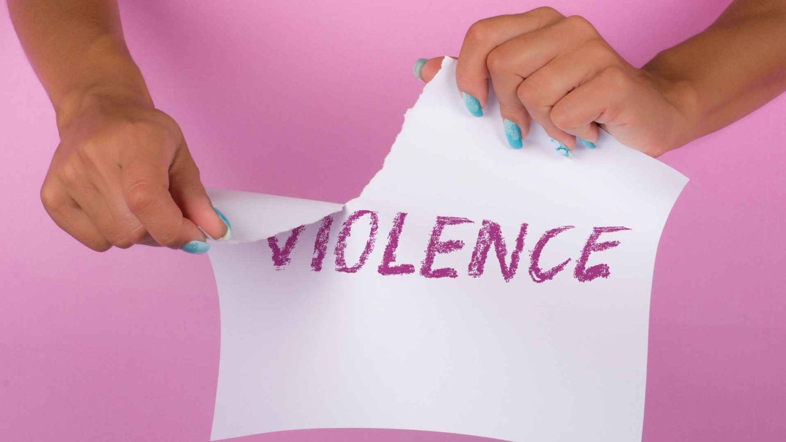 Nein zu Gewalt an Frauen