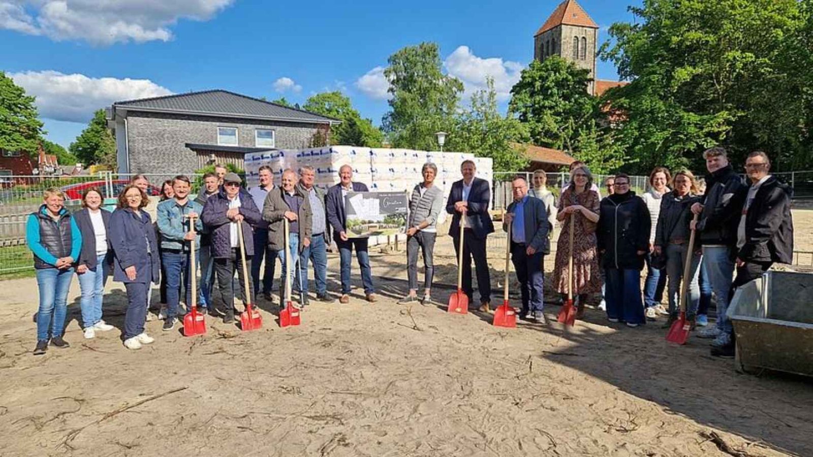 Neubau der Grundschule Gersten gestartet