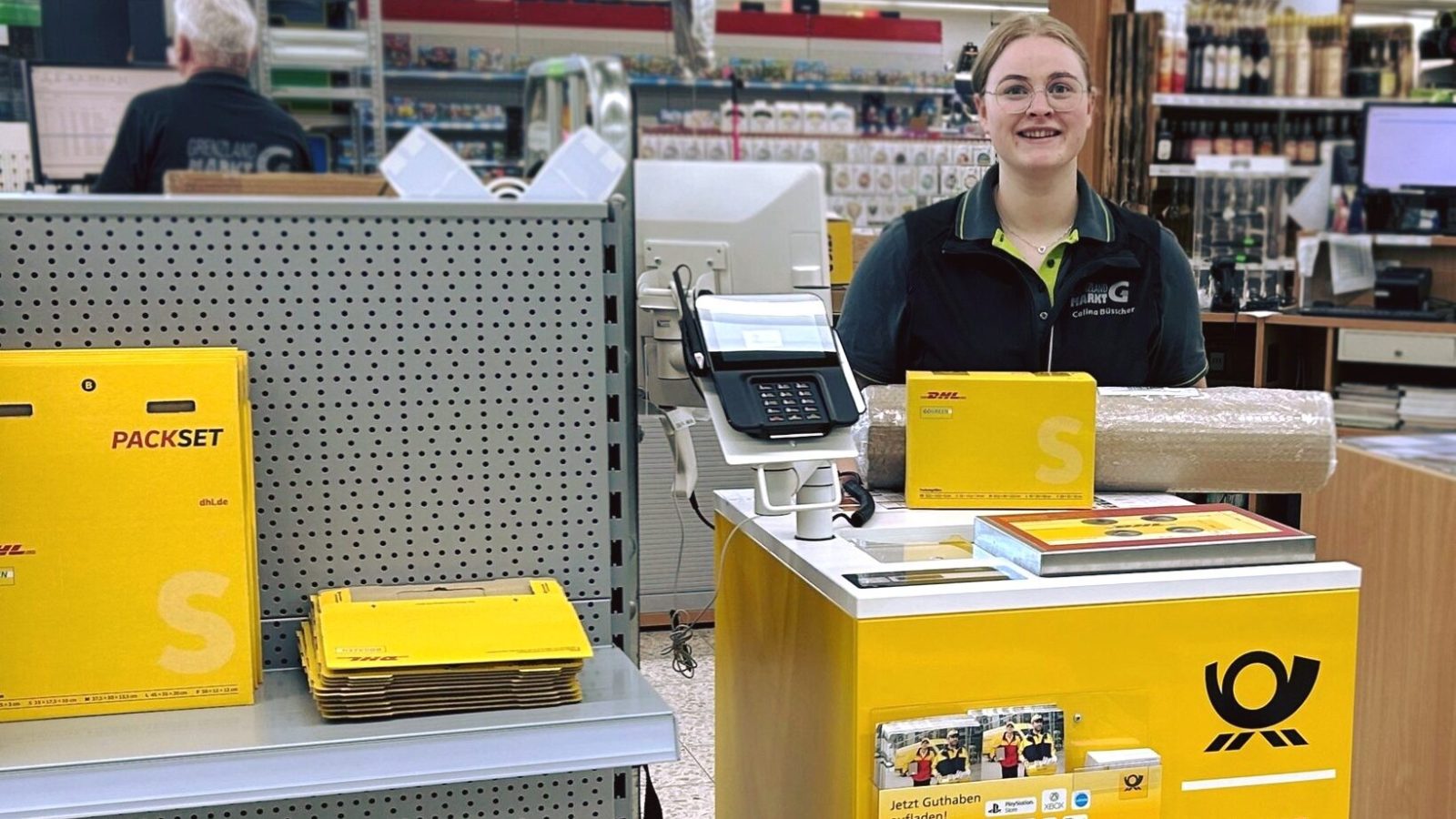 Neue Postfiliale im Grenzland Markt