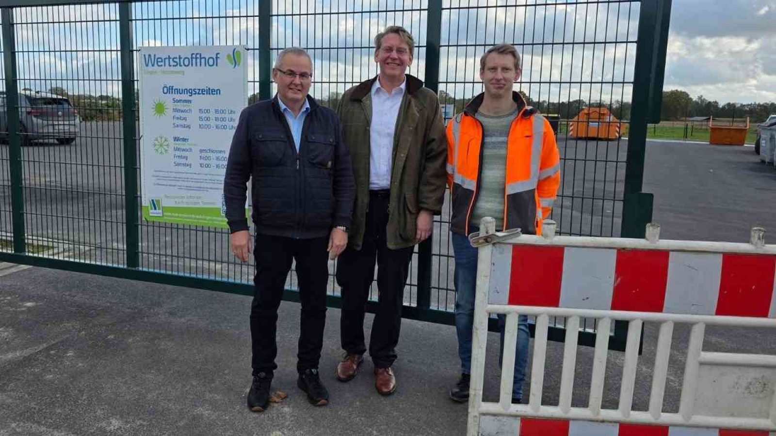 Neuer Wertstoffhof in Lingen eröffnet