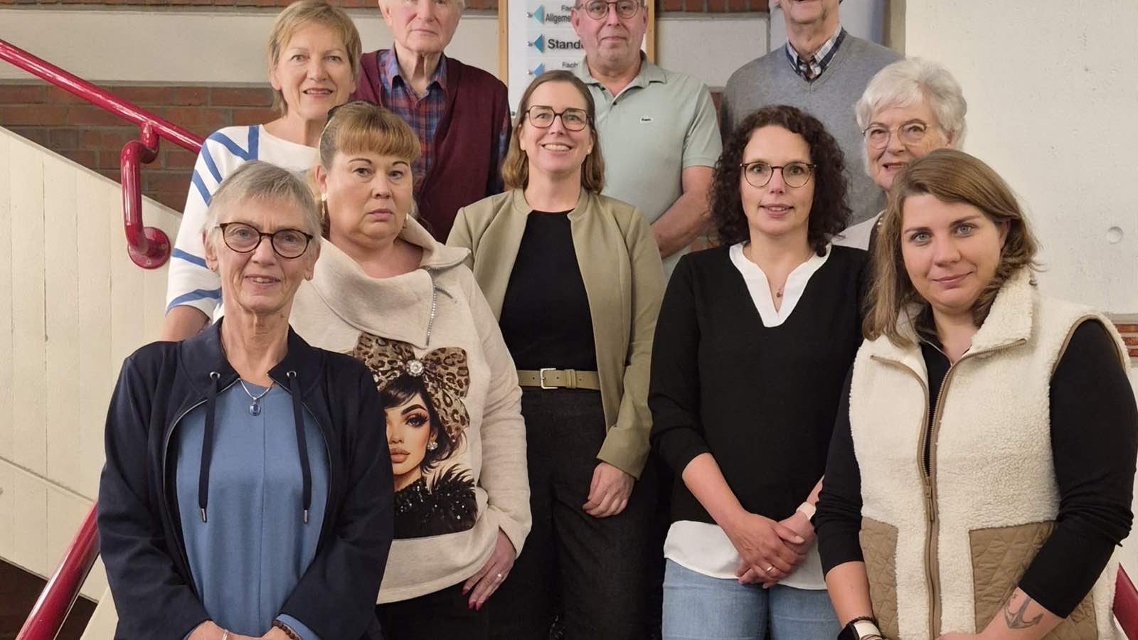 Gruppenbild der Mitglieder des neuen Beirats für Menschen mit Behinderung und Senioren in Lotte