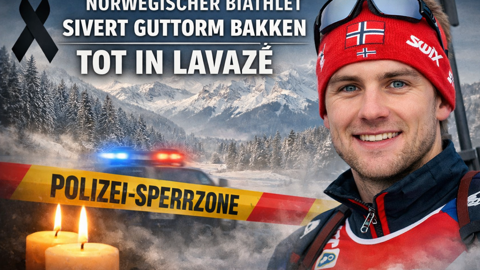 Norwegischer Biathlet Sivert Guttorm Bakken tot in Lavazè