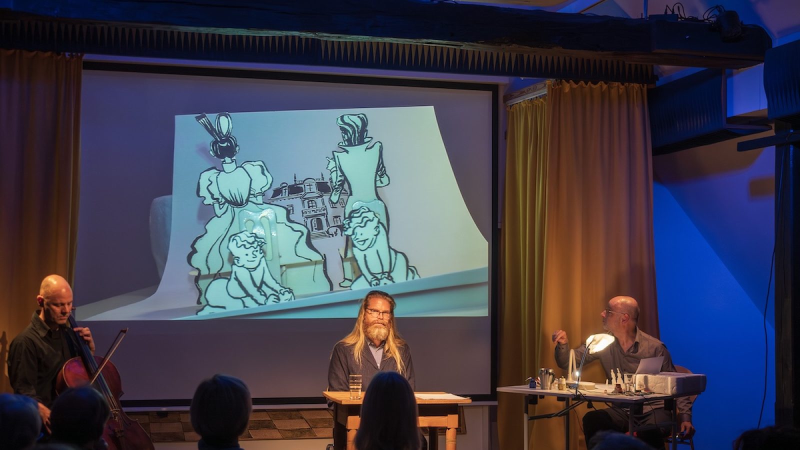 PM E.T.A. Hoffmanns Der Sandmann als multimediales Literaturkonzert im Gut Altenkamp