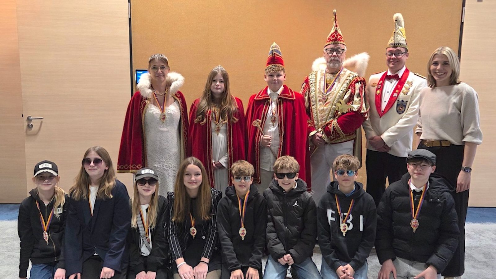 PM Kinderprinzenpaar Emma und Ben im Rathaus empfangen