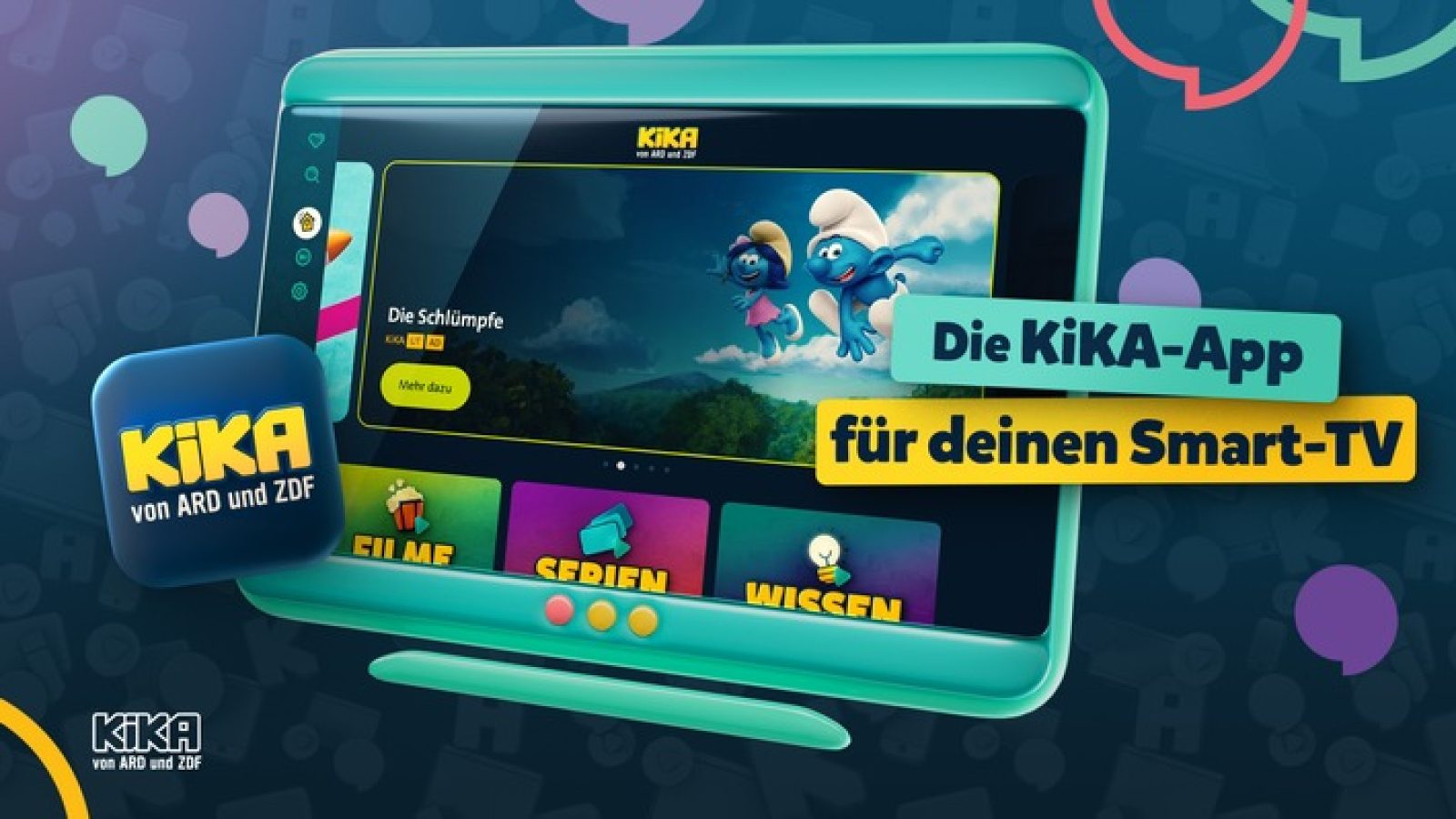 Die KiKA-App auf deinem SmartTV und im HbbTV / Weiterer Text über ots und www.presseportal.de/nr/6535 / Die Verwendung dieses Bildes für redaktionelle Zwecke ist unter Beachtung aller mitgeteilten Nutzungsbedingungen zulässig und dann auch honorarfrei. Veröffentlichung ausschließlich mit Bildrechte-Hinweis.