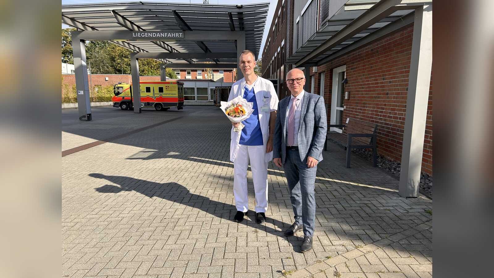 Dr. Andreas Bongartz, Chefarzt der Klinik für Akut- und Notfallmedizin der EUREGIO-KLINIK Nordhorn