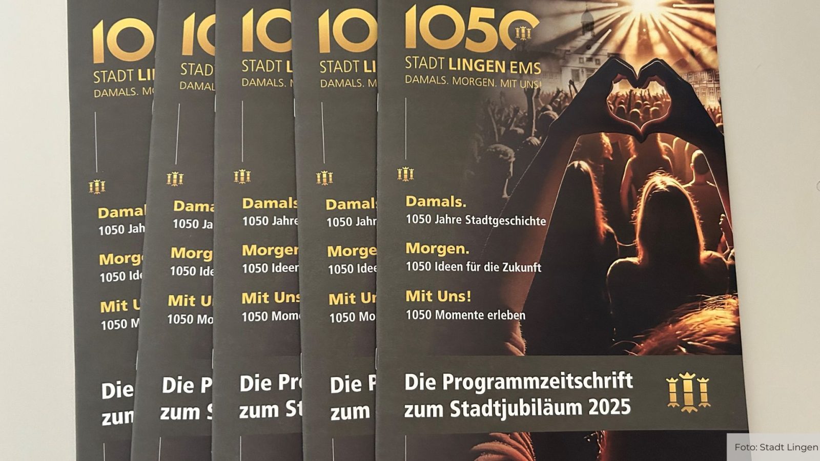 Das Programmheft zum Stadtjubiläum ist da