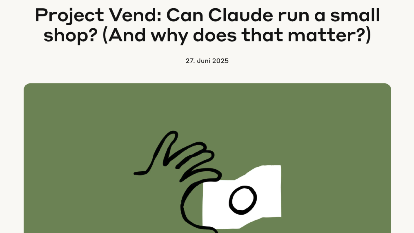 Project Vend