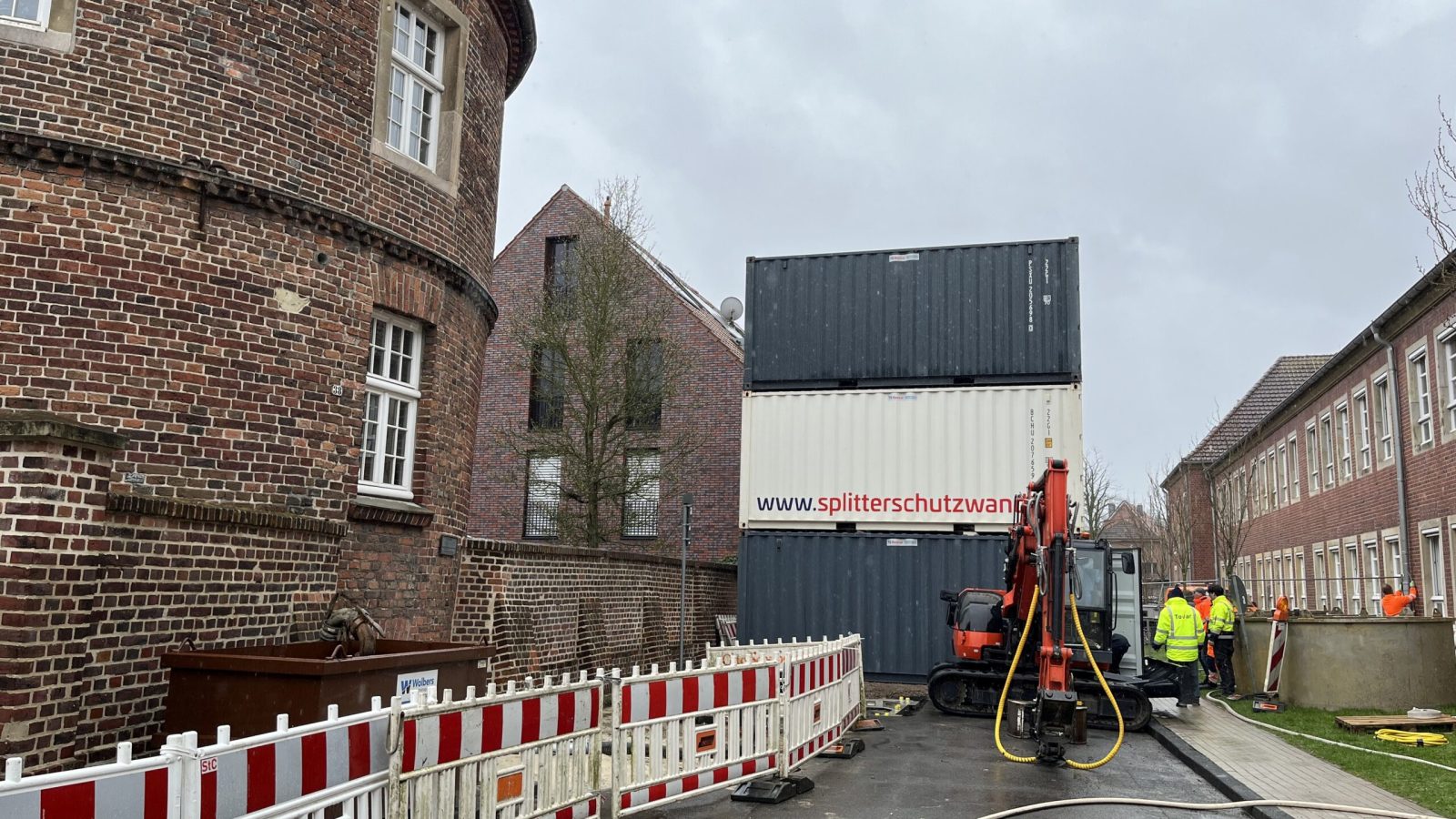 Pulverturm Schützenring Splitterschutzwand (c) Stadt Coesfeld