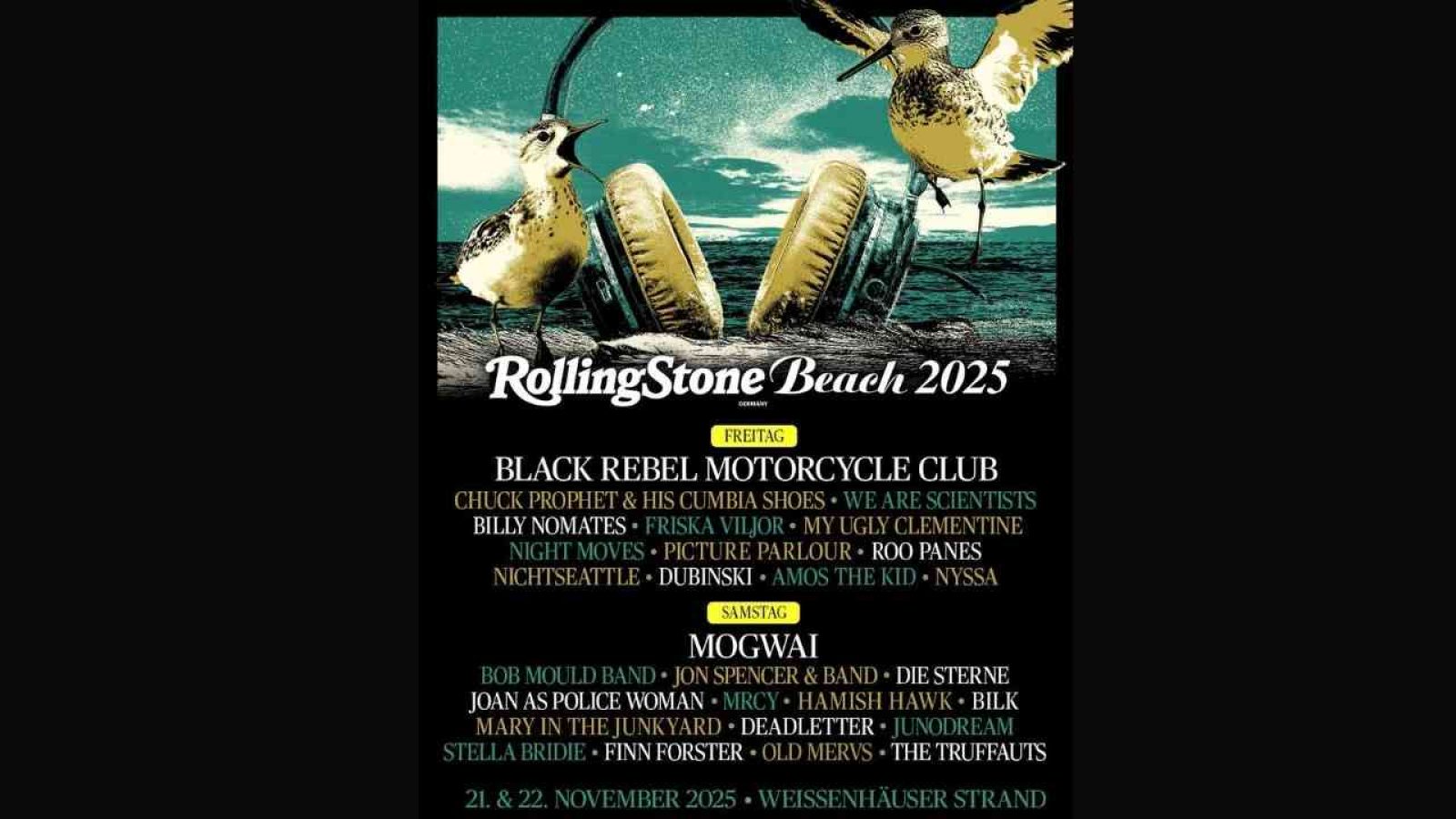 ROLLING STONE Beach gibt vollständiges Line-up bekannt