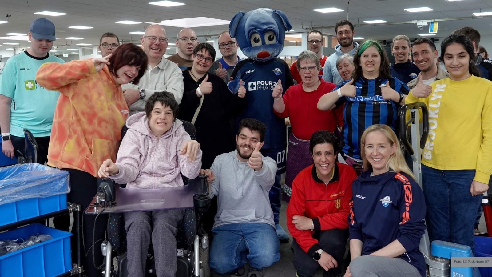 SCP07 besichtigt Caritas Werkstätten 