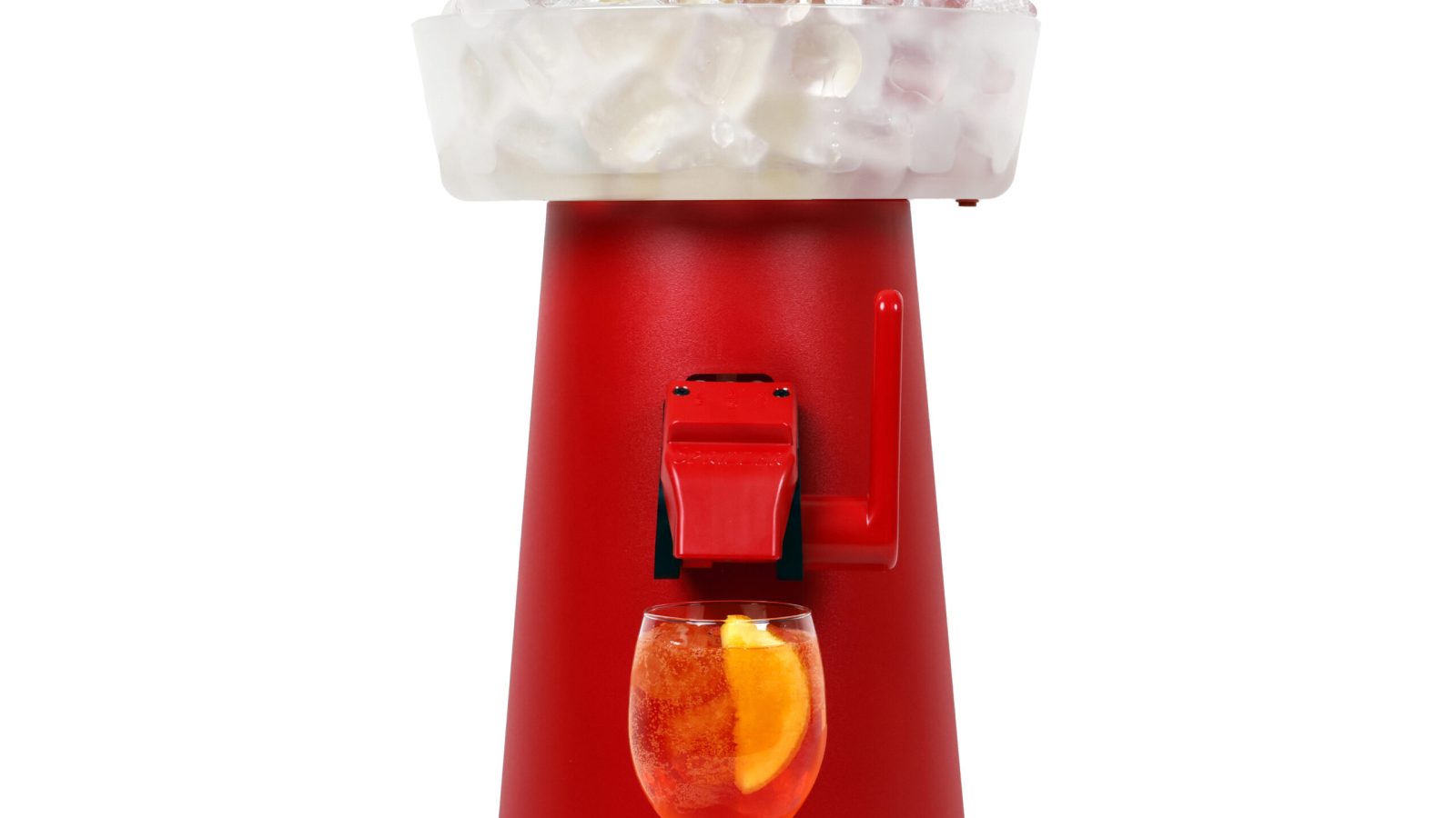 Mit dem Spritz-Dispenser "Sprizzer" setzt das italienische F&B-Startup auf ein stromloses Ready-to-Drink-System, das per einfachem Hebeldruck bis zu zwanzig perfekt gemischte Spritz-Gläser ausschenken kann. / Weiterer Text über ots und www.presseportal.de/nr/79795 / Die Verwendung dieses Bildes für redaktionelle Zwecke ist unter Beachtung aller mitgeteilten Nutzungsbedingungen zulässig und dann auch honorarfrei. Veröffentlichung ausschließlich mit Bildrechte-Hinweis.