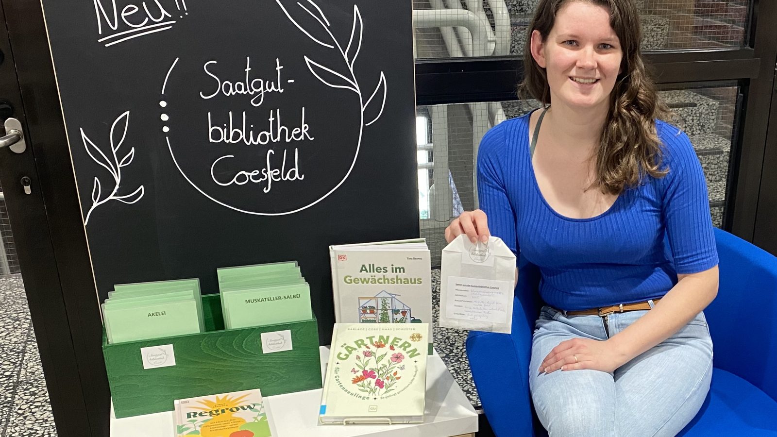 Saatgutbibliothek, Anja Dietrich-Nähle (c) Stadtbücherei Coesfeld