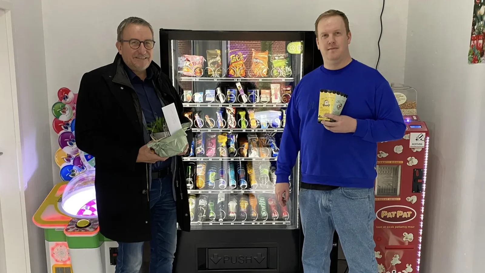Salzbergen begrüßt ersten Automatenkiosk