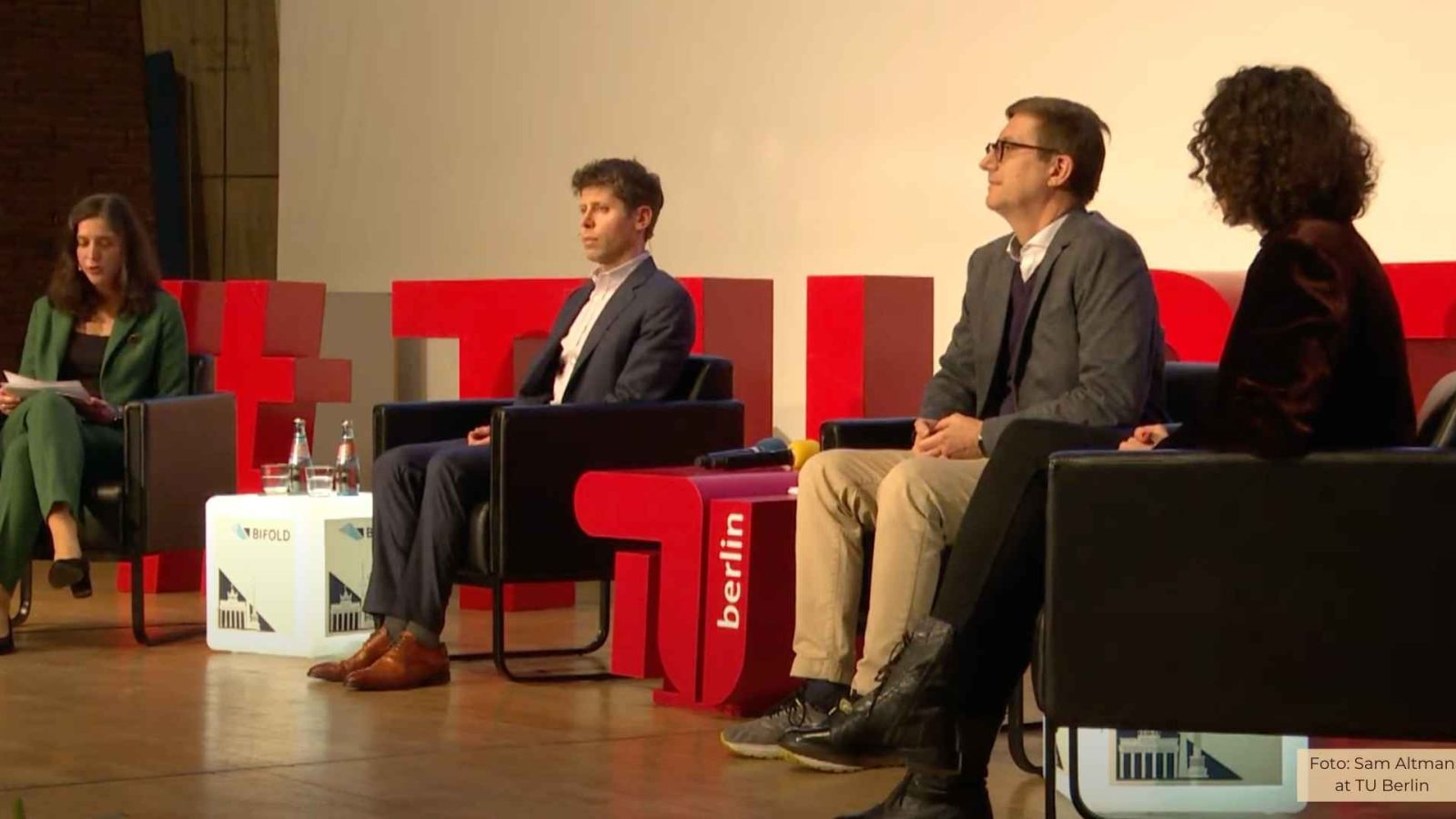 Sam Altman at TU Berlin