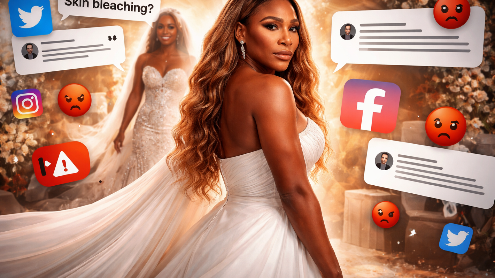 Serena Williams im Fokus bei Hochzeit