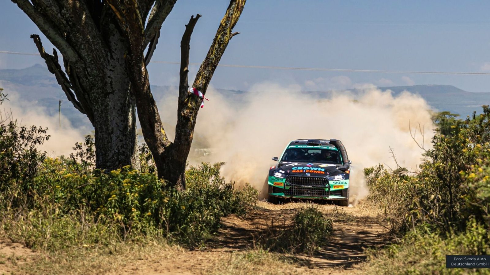 Škoda Crews bei der Safari-Rallye Kenia