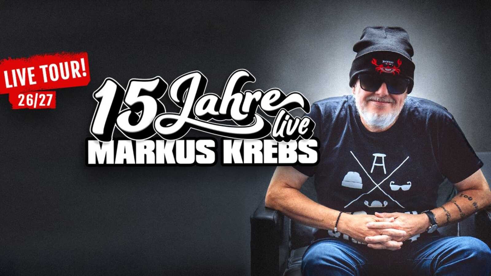 Comedian Markus Krebs zum Jubiläum seiner 15-jährigen Bühnenkarriere