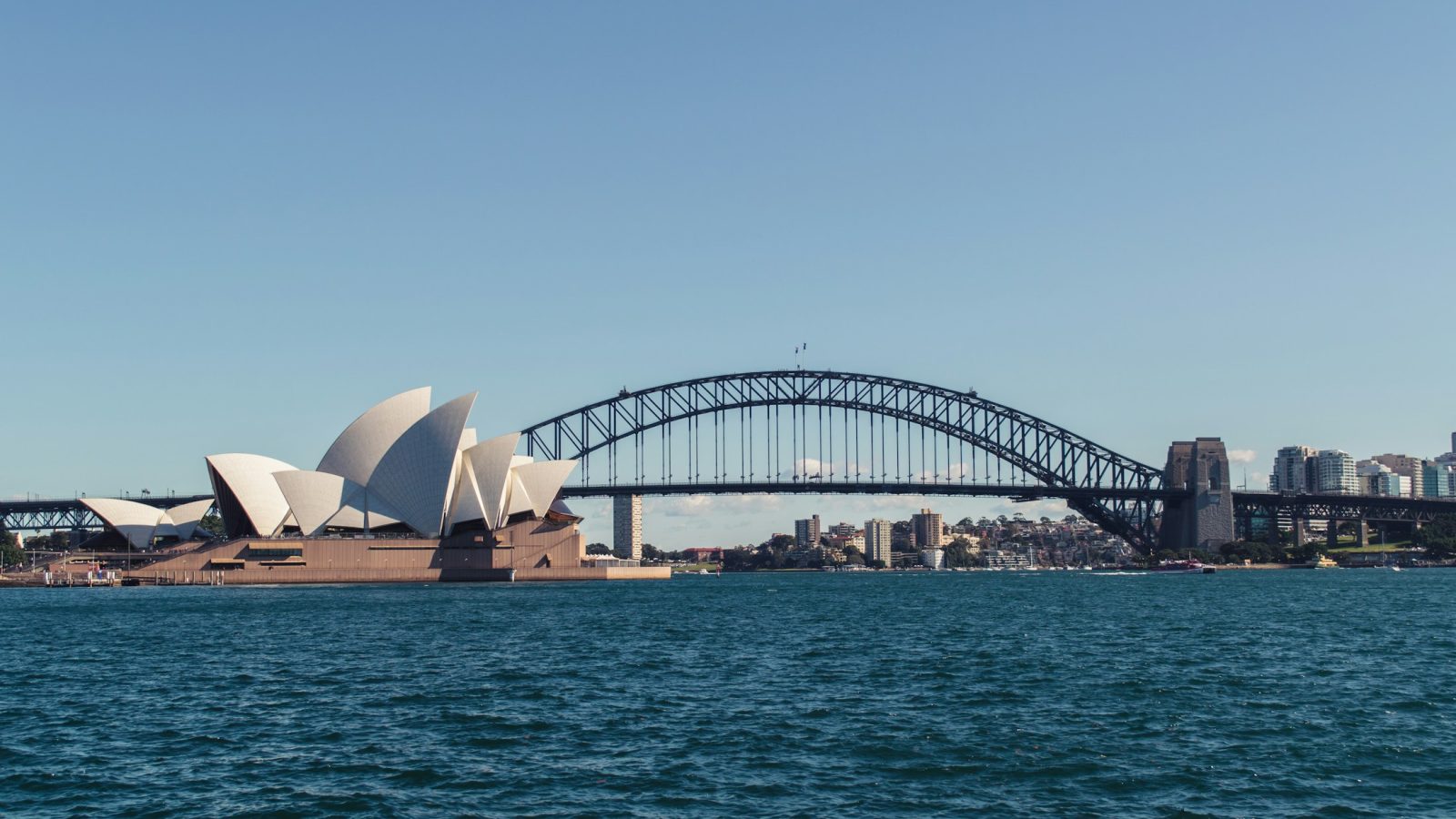 Sydney Opera House und Harbour Bridge in Australien