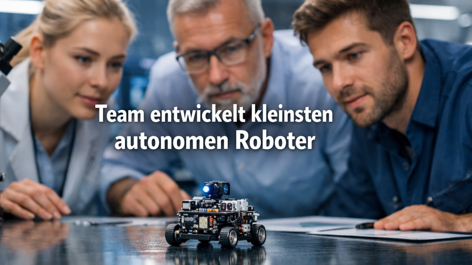 Team entwickelt kleinsten autonomen Roboter