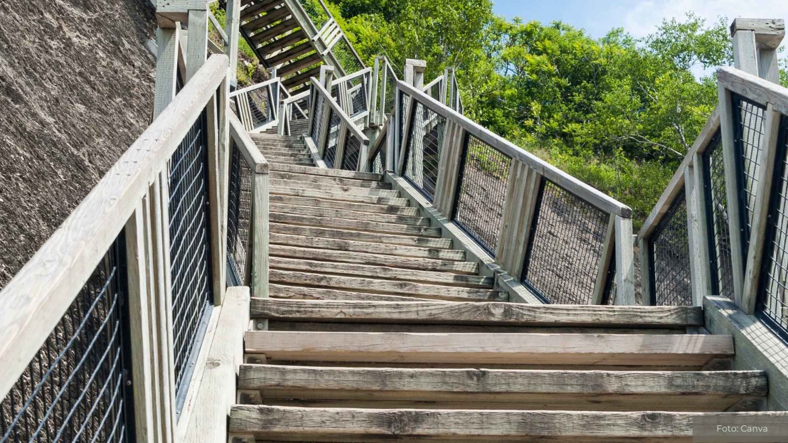 Treppe statt Aufzug nehmen