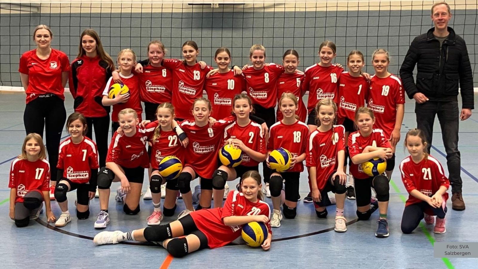 Trikots für die Volleyballjugend des SVA Salzbergen