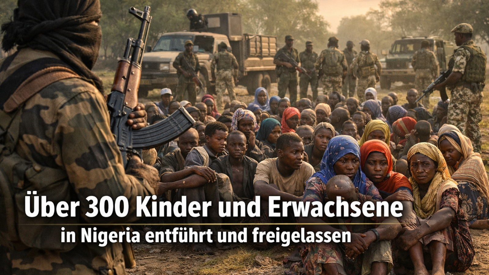Über 300 Kinder und Erwachsene in Nigeria entführt und freigelassen