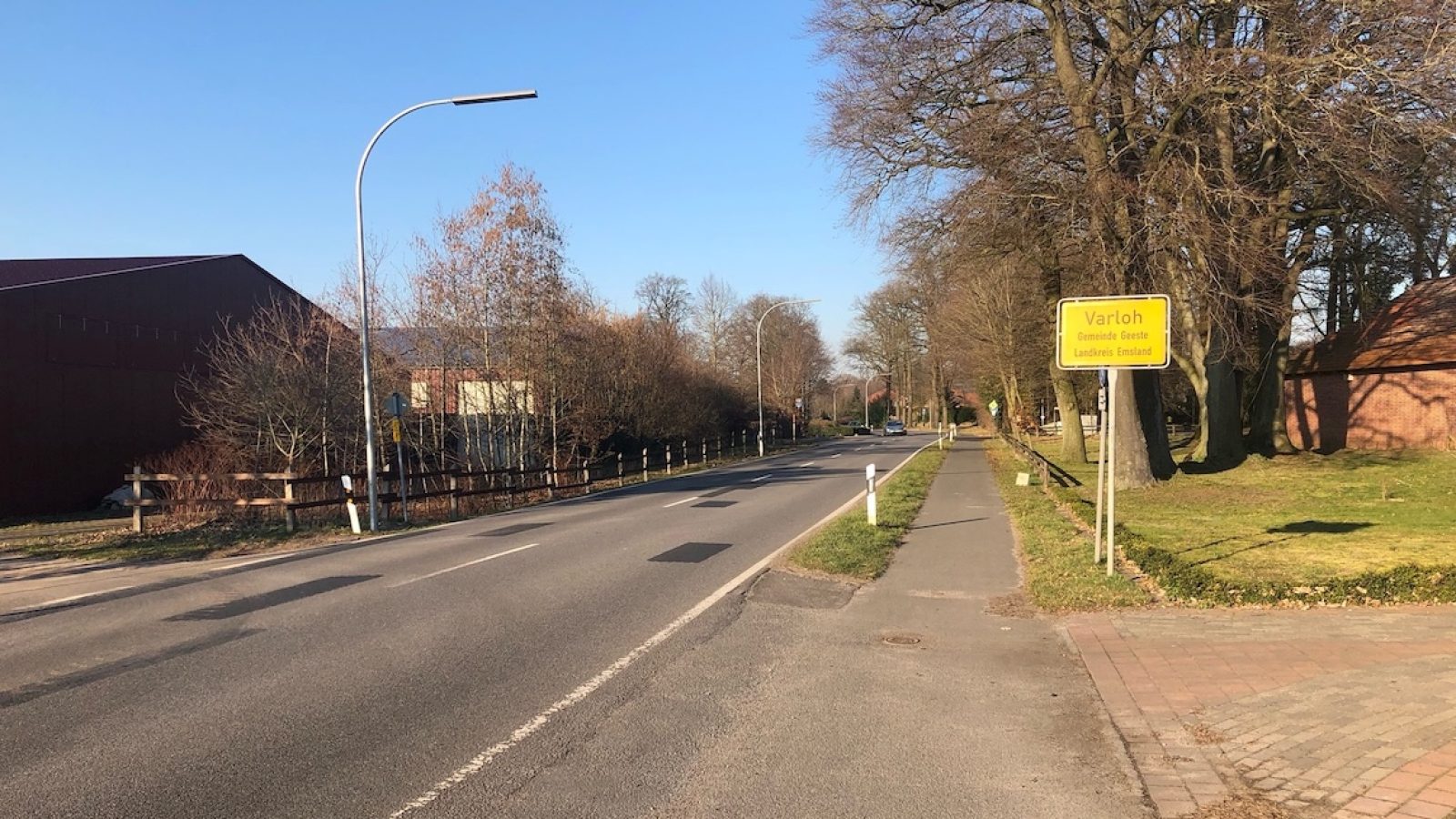 Varloh Straßenlaternen neu Ortsdurchfahrt 1
