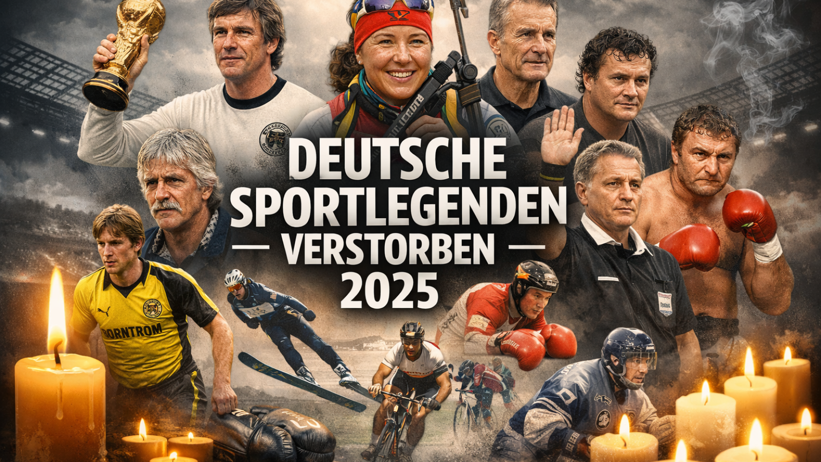 Viele deutsche Sportlegenden im Jahr 2025 verstorben