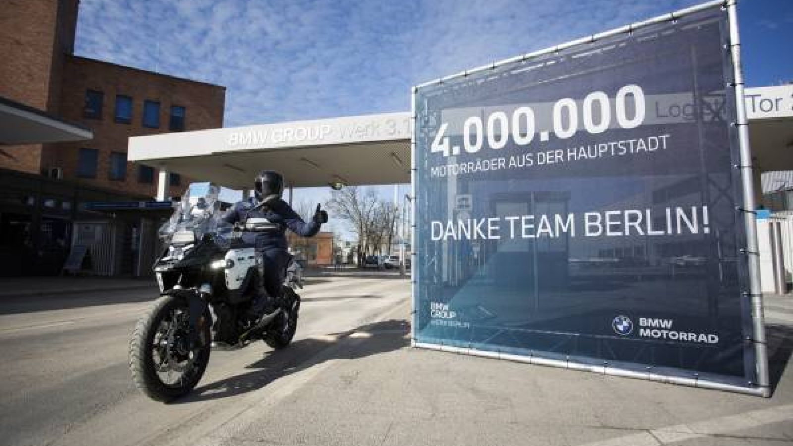 Viermillionen BMW Motorräder