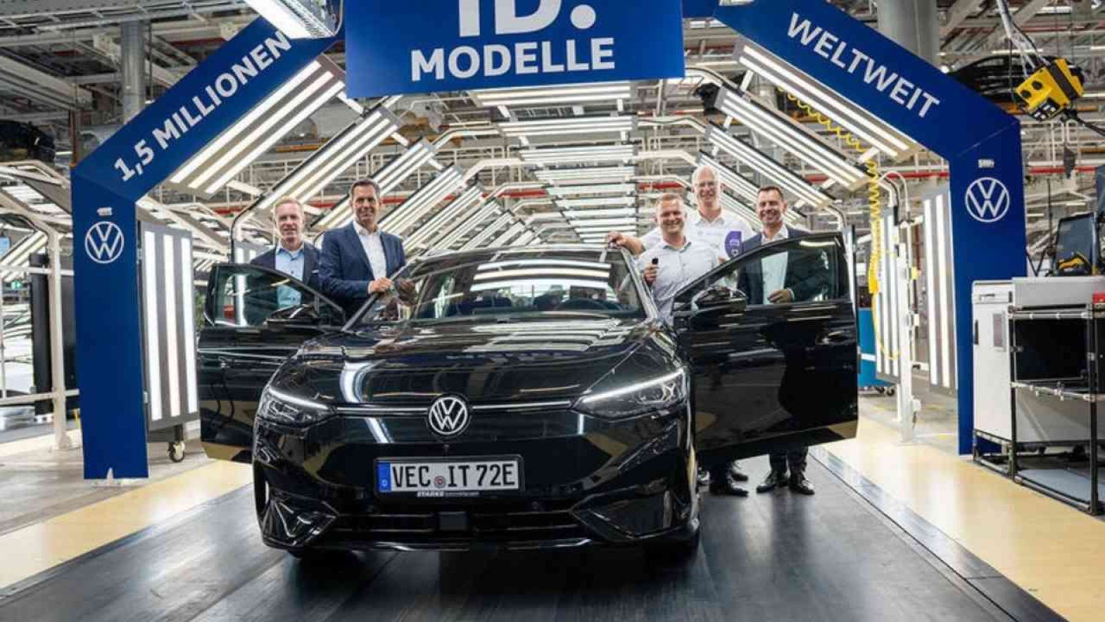 Volkswagen liefert das 1,5-millionste vollelektrische ID. Modell aus