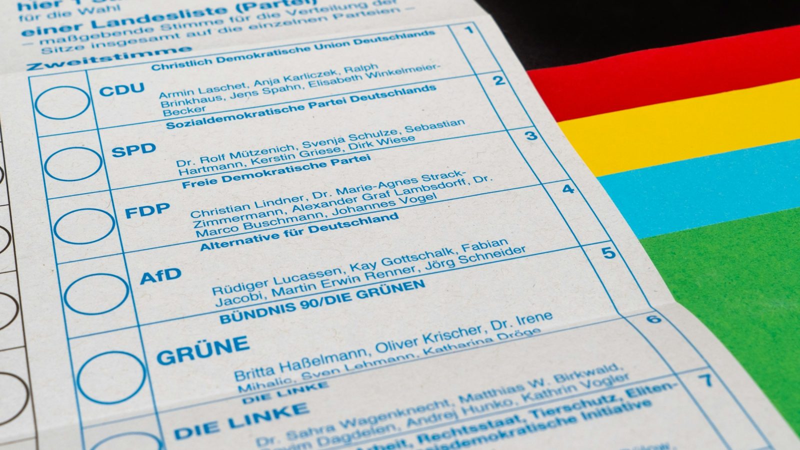 Wahlurne bei einer Wahl